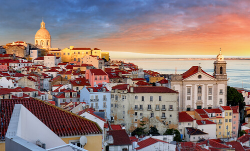 Prédios históricos de Lisboa, Portugal