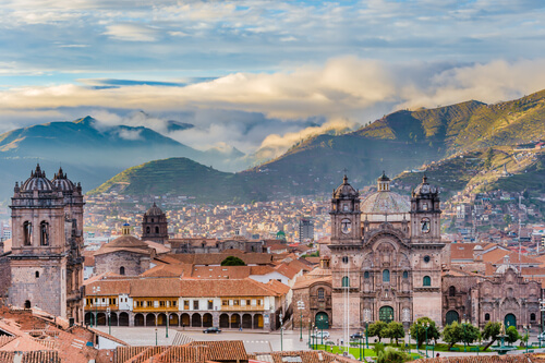 Vista da Cidade de Cusco, no Peru.