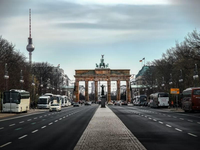 Ruas de Berlin na Alemanha