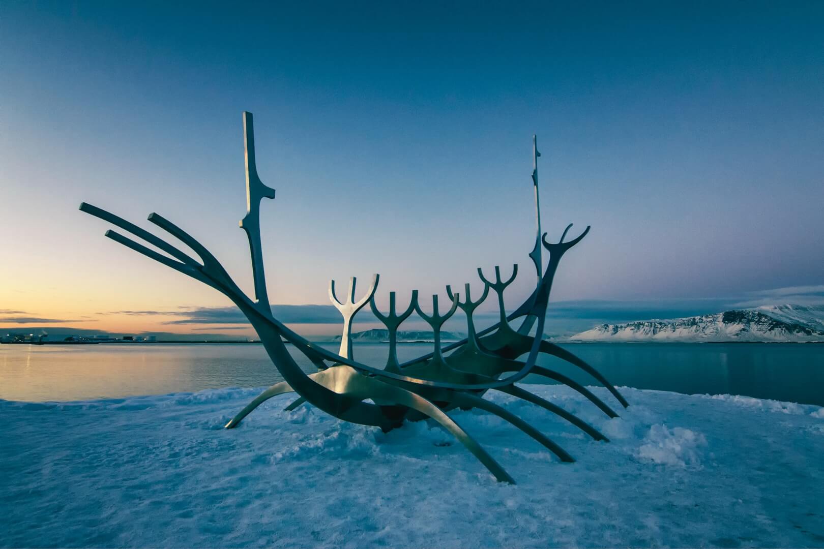 o que fazer em reykjavik - escultura de metal na islândia