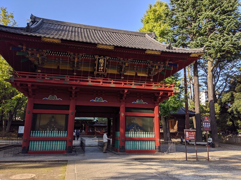 santuário nezu em tóquio
